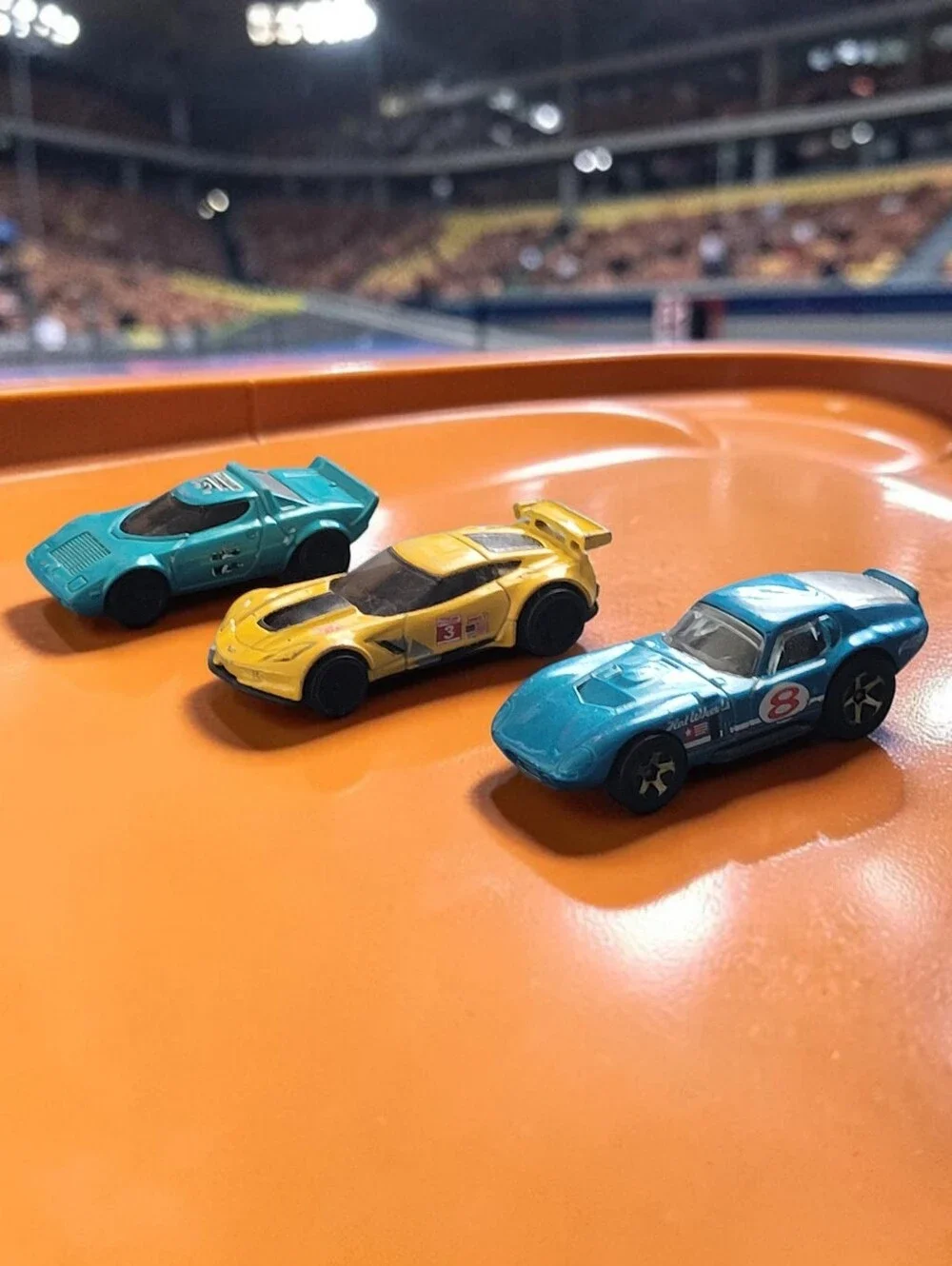 (Lot Of 3) Assorted Hot Wheels/ Shelby Cobra/ Lancia Stratos/ Chevrolet Corvette